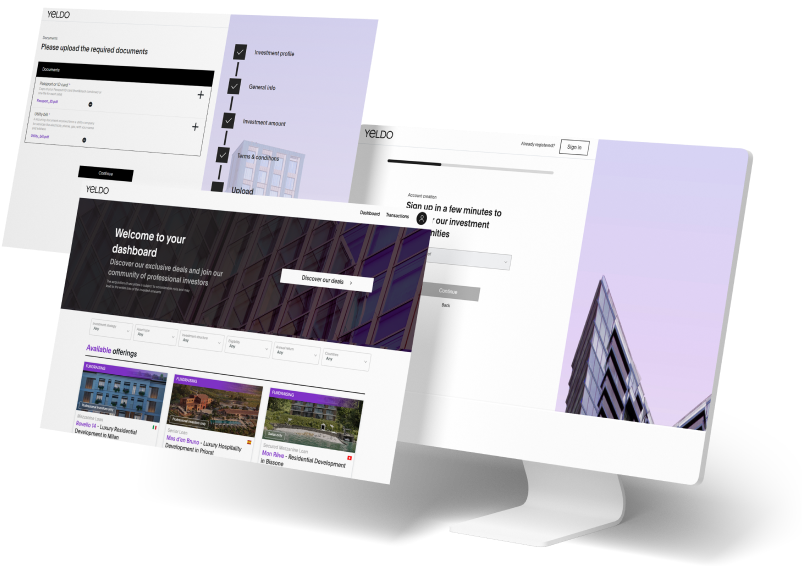 Yeldo Suisse platform on desktop
